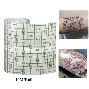1Roll Tetovanie Ochranný Film Zábal Obväz Roll Nepremokavé Tetovanie Opravy Následnú Zdravotnú Ranu Obväz Fixácia Pásky
