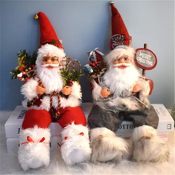 2021 Vianoce, Nový Rok, Santa Claus, Vianočné Posedenie Veľká Bábika Textílie Dieťa, Hračky, Darčeky, Vianočné Dekorácie Pre Domov Tabuľka Ornament