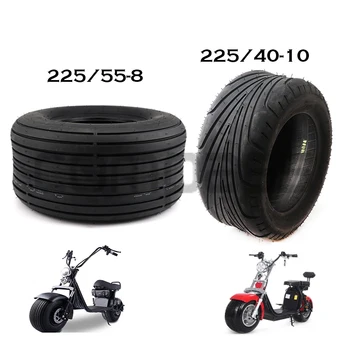 225/55-8 pneumatiky 225/40-10 pneumatiky predné alebo zadné 8 palcov, 10 palcov, 6PR elektrický skúter vákuové pneumatiky pre harley čína bicykle 0