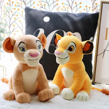 28 cm 2021 Disney Lion King Simba Nala Mladých Simba Kawaii Vypchaté Zvieratá Bábika Mufasa Plyšové Hračky Deti Hračka Vianočný Darček
