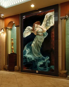 3d izba tapety vlastné nástenné Európskej anjel krásy obrázok verandu obrazy domova foto tapety na steny 3 d