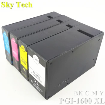 4X Kompatibilné Atramentové Kazety Pre PGI1600XL CHZO-1600XL , Oblek Pre Canon MAXIFY MB2060 MB2360 Tlačiarne atď.