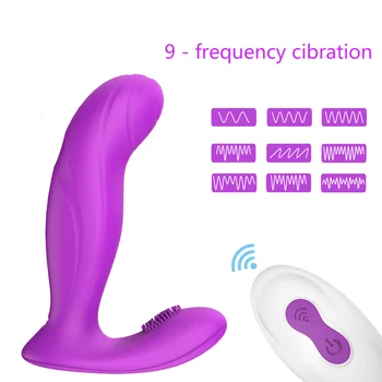 9 Rýchlosti Bezdrôtového Diaľkového Análne Dildo Prostaty Masér G-bod Stimulátor Plnenie Análny Penis Vibrátor sexuálnu Hračku Pre Ženy, Mužov Dospelých