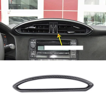 Auto stredovej Konzoly Klimatizácia Zásuvky Rámu Orezania sa Vyzliekli pre Toyota 86 Subaru BRZ 2012-20 5