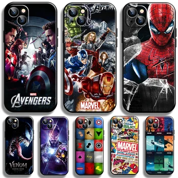 Avengers Kapitán Amerika Pre Apple iPhone 13 12 11 Pro 12 13 Mini X XR XS Max SE 5 6 6 7 8 Plus Telefón Prípade Silikónový Kryt