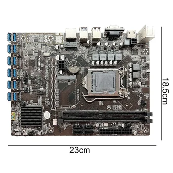 B250C ETH Baník Doske+Ozvučnice+SATA Kábel 12 PCIE Na USB3.0 Slot Grafickej Karty LGA1151 DDR4 Pre BTC Ťažba 5