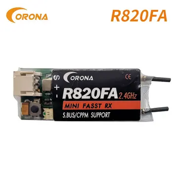 Corona R820FA S. AUTOBUS CPPM Dual Antény Kompatibilný Mini Prijímač rovnaké ako iRangeX FX801 FM800 Pro prijímač Pre Futaba RC Quadcopter
