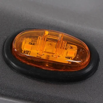 Hladké Paintable Rozšírenie Štýlu LED Blatník Svetlice vhodné pre Ford F150 2015 - 2017 4