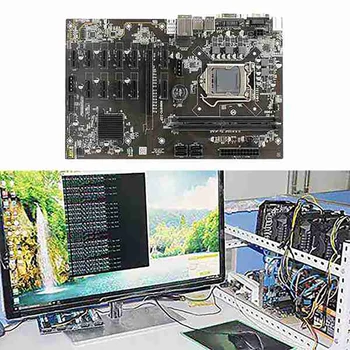HOT-B250 BTC Ťažba Doske G3900 CPU+Ventilátor+Termálnej pasty+Skrutkovač+Switch Kábel 12 PCIE Slot LGA1151 DDR4 RAM SATA3.0 5
