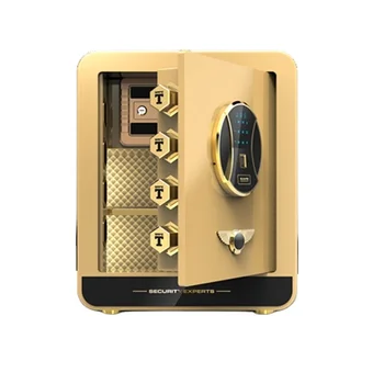 HUIYAN factory Home Office Hotel banka mini peniaze prenosné smart Predaj Elektronických locker security fingerprint zlaté trezor