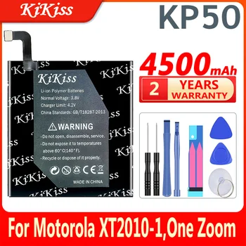 KiKiss 4500mAh KP50 pre Motorola XT2010-1, Moto Jeden Zoom, Moto Jeden Zoom Global High Capacity Batérie Batterie Bateria + Nástroje