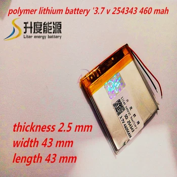 Liter energie batériu MINI Hrať M6 sl / TL vydanie venované batérie 254343 3,7 V 460MAH lítium-polymérová batéria vstavaná batéria