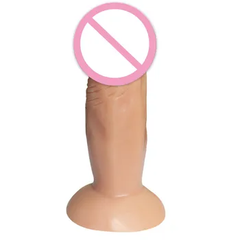 Malá veľkosť análny plug dilda mäkké silikónové dildo č vibrátor g-spot s Bulík prísavky pyrex dilda popruh na hračky pre ženy