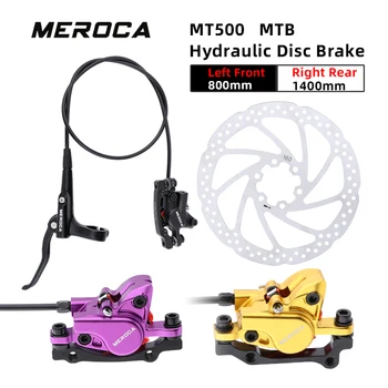 MEROCA Horský Bicykel Hydraulické Kotúčové Brzdy CNC 2 Piestové Ľavé Predné Pravé Zadné brzdy nastaviť cestnej MTB Bicykle univerzálne príslušenstvo