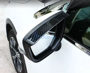 Na Mitsubishi Eclipse Kríž 2018 2019 2020 Uhlíkové Vlákna vzhľad Auta Bočné Spätné Zrkadlo Obočie Dážď Štít Kryt Výbava Príslušenstvo