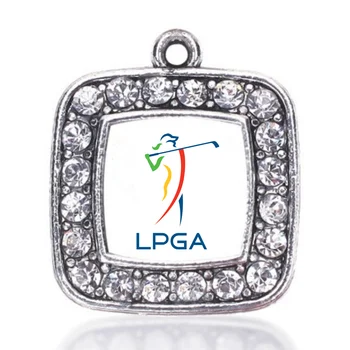 NOVÉ módne Ženy Golfistov' pride PGA Tour kúzlo starožitné strieborné pozlátené šperky darček