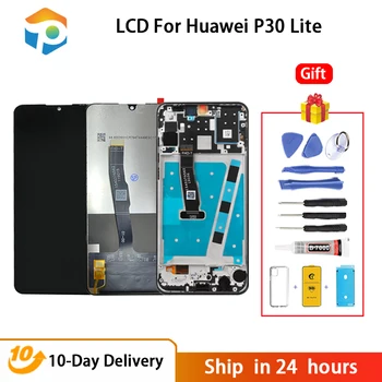 Ori Test AAA Pre Huawei P30 Lite Nova 4E LCD Displej Dotykový Displej Digitalizátorom. Montáž LCD Displej P30 Lite Opravu Časti 6.15