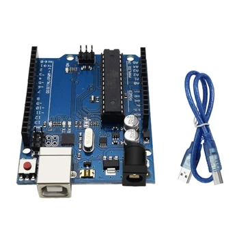 Pre Arduino UNO Vývoj Doska R3 Vývoj Doska Atmega328p Microcontroller Development Board S USB Kábel 0