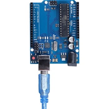 Pre Arduino UNO Vývoj Doska R3 Vývoj Doska Atmega328p Microcontroller Development Board S USB Kábel 5