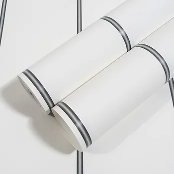 Pruhované tapety, obývacej izby, spálne, samolepiace tapety vymeniteľné nepremokavé vinyl kontakt papier stenu papiere domova