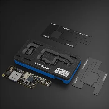 Qianli Stredná Vrstva Reballing Platformu pre iPhone X/XS/XS MAX/11 základná Doska BGA Reballing Zariadenie PCB Držiteľ PRÍPRAVOK rada 3 v 1 3