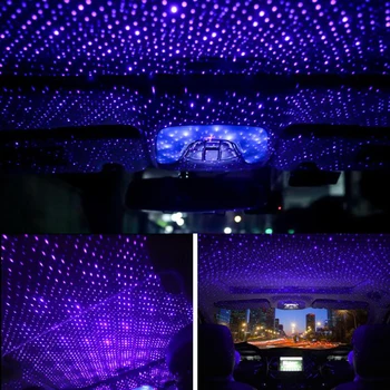 Romantický LED Auto Strechy Star Nočné Svetlo Projektora Atmosféru Galaxy Lampa Pre Veľký Múr Vyzdvihnutie Haval H3 Subaru Forester XT Legacy