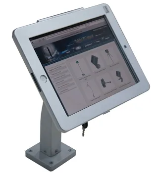 Tablet security držiteľ zámok displeja, stojan na stenu mount prípade držiak anti-theft zariadenie iPad2/3/4 s uzamykateľné kovové puzdro a kľúč