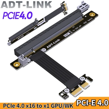 Veľkoobchod RTX 3090 Grafická Karta Extender Kábel PCIe 4.0 x16 Na x1 Stúpačky/N Karty Gen4 PCI-E Stúpačky Kábel 4.0 GPU Ťažba Adaptér