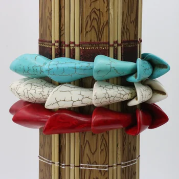 Veľkoobchod Turecko kameň elastický náramok multi prvok kolokačných DIY ,štyri tvary môžu byť vybraný súbor troch farbách 2