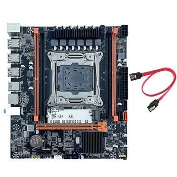 X99 Doska So SATA Kábel B85 LGA2011-3 4X DDR4 REG ECC RAM M. 2 PCIE SATA3.0 Ploche Herné základná Doska Pre E5 CPU
