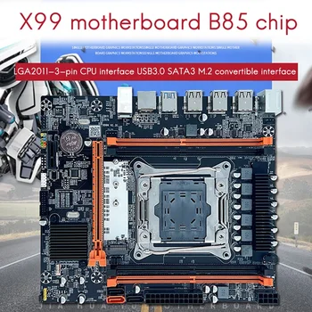 X99 Doska So SATA Kábel B85 LGA2011-3 4X DDR4 REG ECC RAM M. 2 PCIE SATA3.0 Ploche Herné základná Doska Pre E5 CPU 4