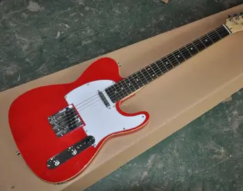Čínska gitara pôvodné vlastné nové červené TL elektrická gitara doprava zadarmo 8pai